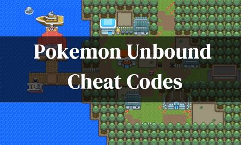 Pokemon unbound cheats not working.  This dedicated resource provides com...