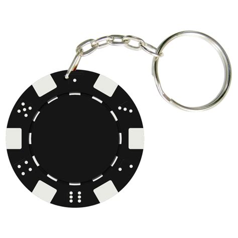 casino chip keychain