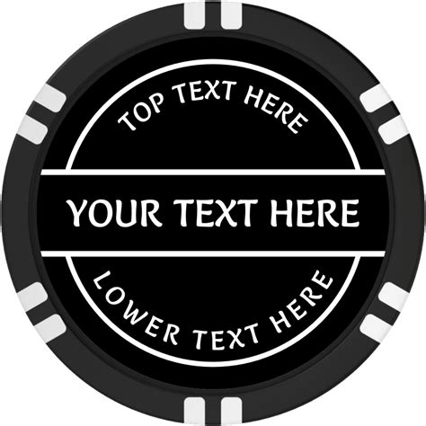 Poker Chip Label Template