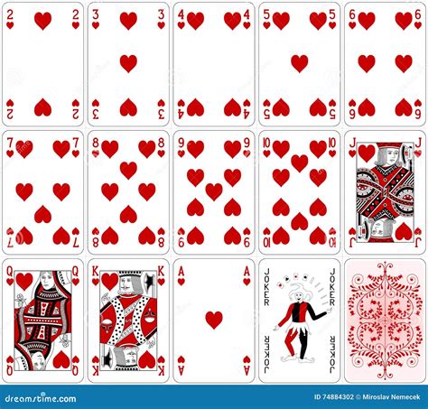 Poker Hearts Card Vector Illustration Vektör İlüstrasyonu CanStock piyango  ruletero Kütle İndeksi