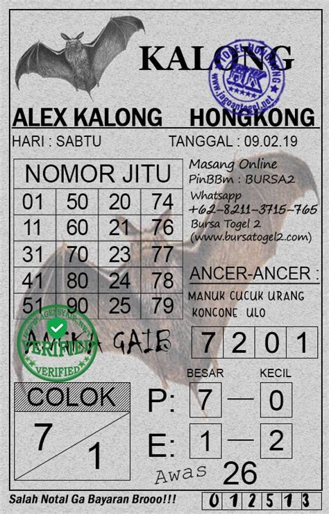 Pola gacor untuk semua situs. Totobet hk 6 angka 2019.