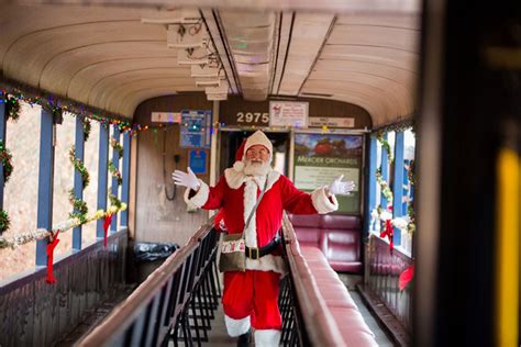 Join us for a festive 1-hour train ride on our Holiday E
