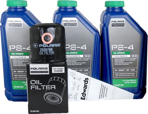 Polaris 500 sportsman oil type. The Polaris Oil Change Kit for a Sportsman 570, 570 SP, 570 Utility Edition, Touring 570 or X2 570 is part number 2877473. To change the oil and oil filter on your model year 2020 and older Sportsman 570, follow these steps: 1. Position the vehicle on a level surface in a well-ventilated area. 2. 