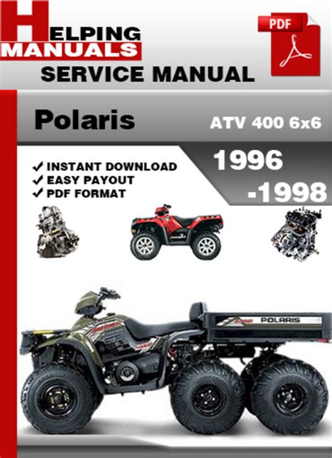 Polaris atv 400 6x6 1997 repair service manual. - Pdf online ingramspark guide independent publishing.