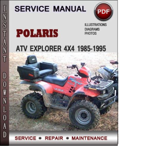 Polaris atv explorer 4x4 1985 1995 factory service repair manual. - Gambar kopling manual shgun new 110 r fd.