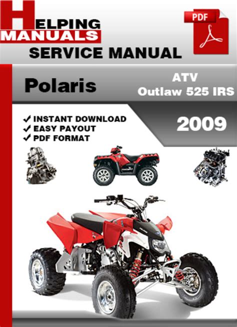 Polaris atv outlaw 525 irs 2009 workshop manual. - Repair manual for 89 toyota tercel.