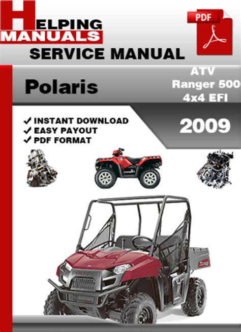 Polaris atv ranger 500 4x4 efi 2009 factory service repair manual download. - Cuentos con espectros, sombras y vampiros antologia.
