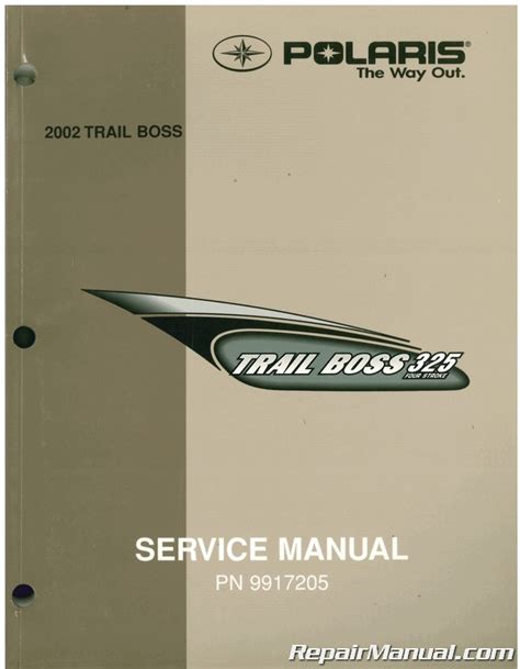 Polaris atv service manual 2002 trailboss 325. - Michael greenberg advanced engineering mathematics solutions manual.