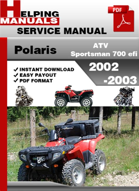 Polaris atv sportsman 700 2005 efi service repair manual. - Suzuki df140 service manual trim pump.