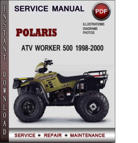 Polaris atv worker 500 1998 2000 factory service repair manual download. - John deere 2550 manual for steering.