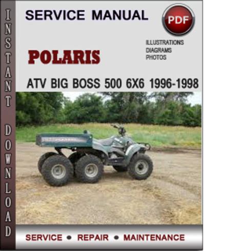 Polaris big boss 500 6x6 1998 factory service repair manual. - Paddling tennessee a guide to 38 of the state s.