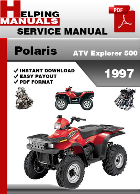 Polaris explorer 500 1997 online service repair manual. - 2005 acura tsx brake bleed screw manual.
