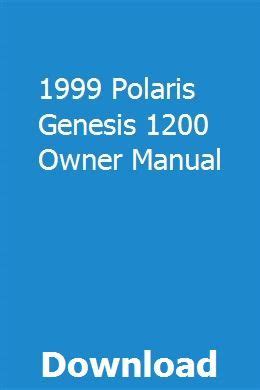 Polaris genesis 1200 ficht owner manual. - Guida alla progettazione di attuatori idraulici.