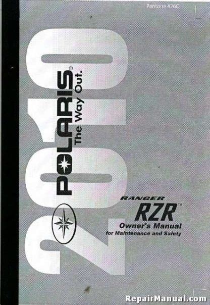 Polaris ranger rzr owners manual 2010. - The art of parallel programming book.