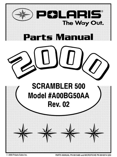 Polaris scrambler 500 4x4 parts manual. - Exposition du livre espagnol contemporain, paris, 1952..