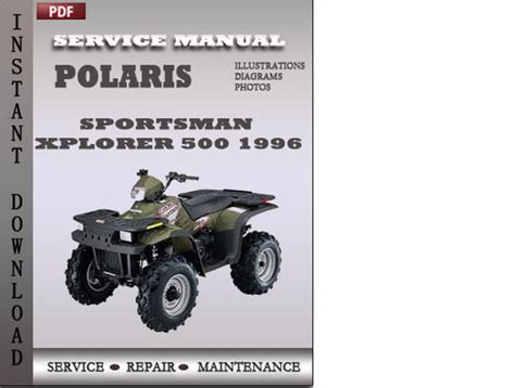 Polaris sportsman xplorer 500 atv workshop service repair manual 1996 2003 1. - Suzuki quadrunner lt f250 f250f ltf250 manual.