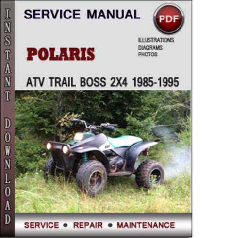 Polaris trail boss 2x4 1989 factory service repair manual. - Personal finance semester exam study guide answers.