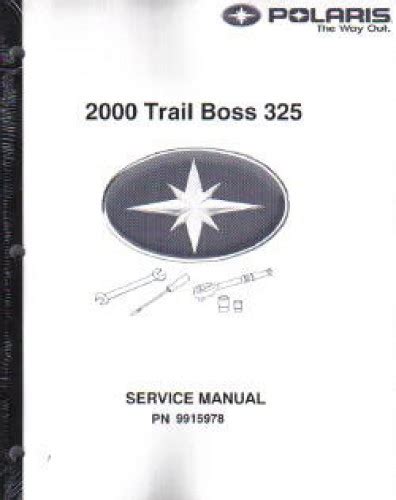 Polaris trail boss 325 atv service repair manual 2000. - Unity 2d game development by example beginners guide.