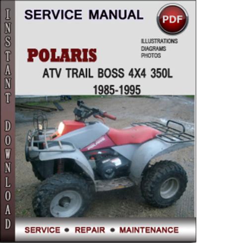 Polaris trail boss 4x4 350l 1985 1995 service repair manual. - Reden des johannesevangeliums und der stil der gnostischen offenbarungsrede..