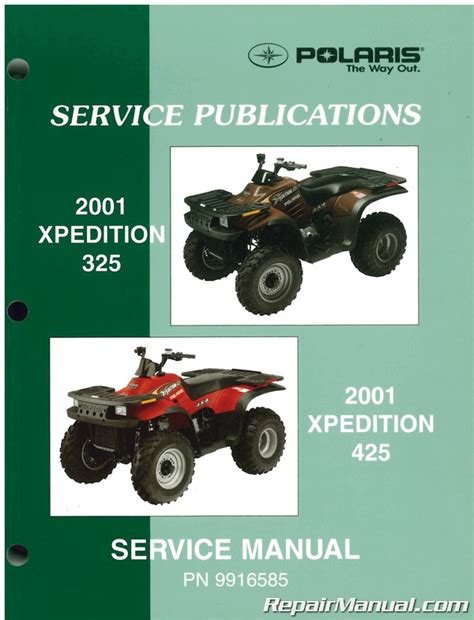 Polaris xpedition 325 xpedition 425 atv full service repair manual. - Apush study guide answers for unit 7.