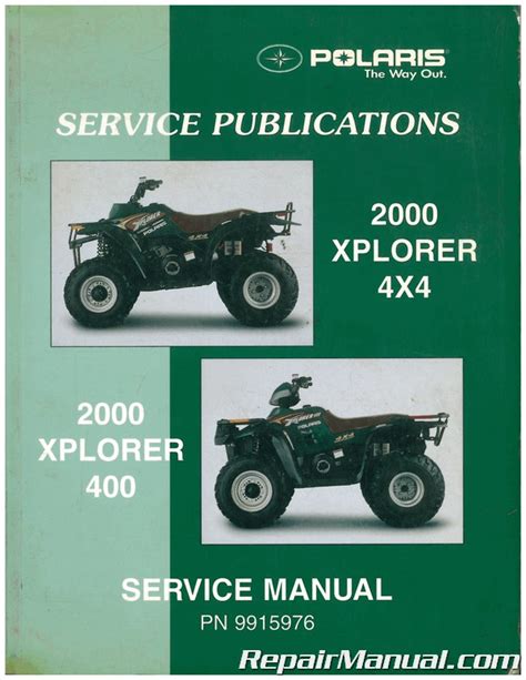 Polaris xplorer 400 atv service repair manual 2000. - Manuale di servizio del motore mitsubishi 4m40.