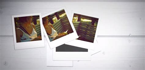 Polaroid Slideshow Motion Array Free After Effects Template