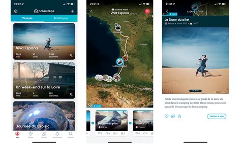 Polarsteps application