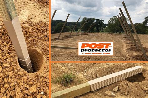 Pole Barn Post Decay Protection Post Protector