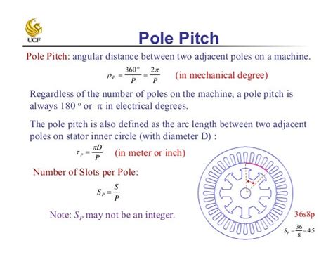 Pole Pitch Formula