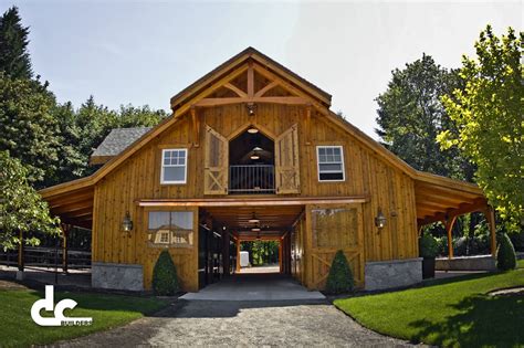 DC Builders designs and builds all-wood horse barns, barns with living quarters, barndominiums, barn homes, workshops, garages, and commercial buildings. We also construct custom riding arenas, covered, indoor, or outdoor. Headquartered in the Pacific Northwest, we specialize in wood construction and source only the finest lumber for use …. 