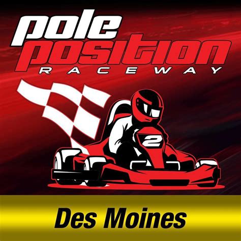 Pole position raceway des moines photos. Book Now Pole Position Raceway - Des Moines Go Kart Photos For a sleek and stylish go kart track, check out Pole Position Raceway in Des Moines, IA. From our high-tech electric karts to brand-new racing gear, Pole Position Raceway is the marquee name in go kart racing. 