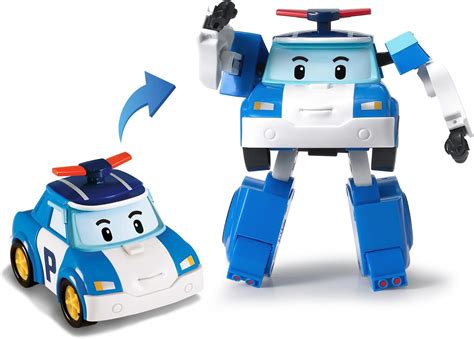 Poli remote robot car & Robocar Poli Tayo bus soft car toys.