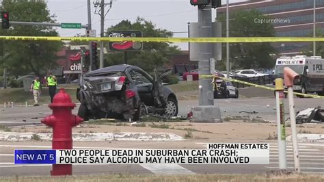 Police: Alcohol may be involved in crash that killed 2 in Hoffman Estates, victims ID'd