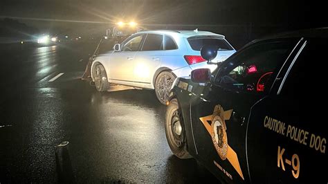Police: Driver briefly dragged trooper during 2-state chase