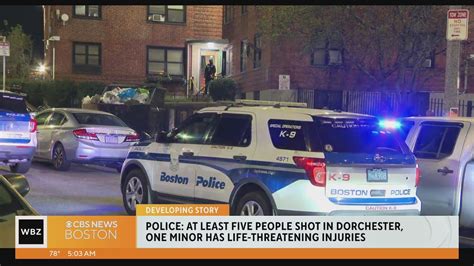 Police: Juveniles among 5 people shot in Dorchester