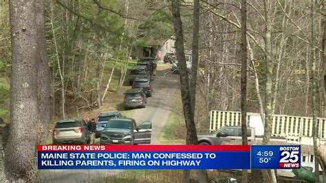 Police: Maine man recently released from prison confessed to killing parents, parents’ friends and firing on motorists