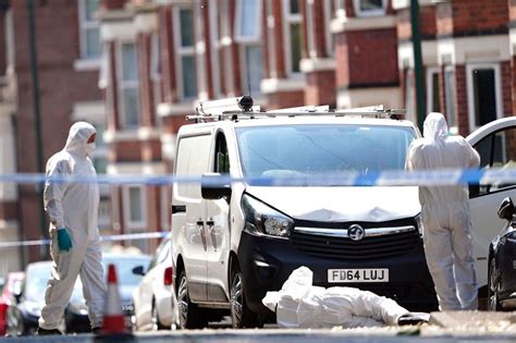 Police: assailant stabs 3 to death, steals van and runs down 3 in English city of Nottingham
