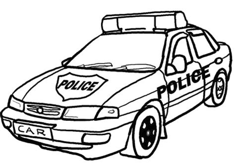 Police Car Printable