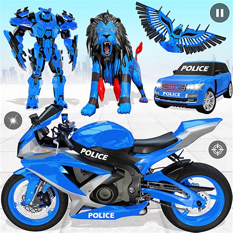 Police Eagle Robot Bike Game APK Download for Android 
