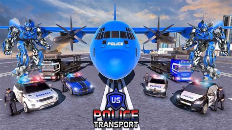 Police Robot Transport Plane APK Download for Android 
