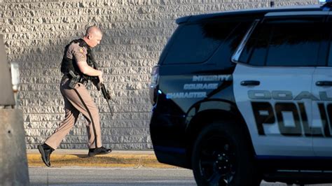 Police are searching for a suspect after a deadly shooting at a Florida mall