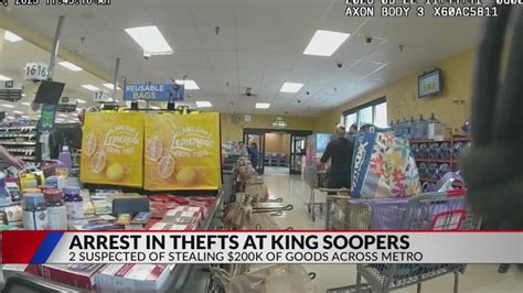 Police arrest 2 suspected of $200K in grocery store theft