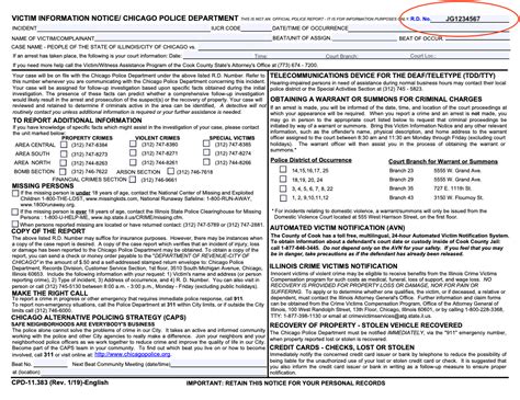 Police case number example.  The victim, Maria Santos, reported that her red mo...