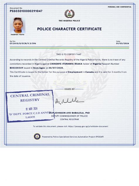 Police character certificate online download.  2.  THE FIELD VERIFICATI...