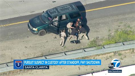 Police K-9 takes down carjacking suspect after 2-hour SoCal chase. Videos cannot play due to a network issue. Please check your Internet connection and try again. A police K-9 took down a carjacking suspect at the end of a 2-hour chase from Fontana to Santa Clarita. A police K-9 took down a carjacking suspect at the end of a 2-hour chase from .... 