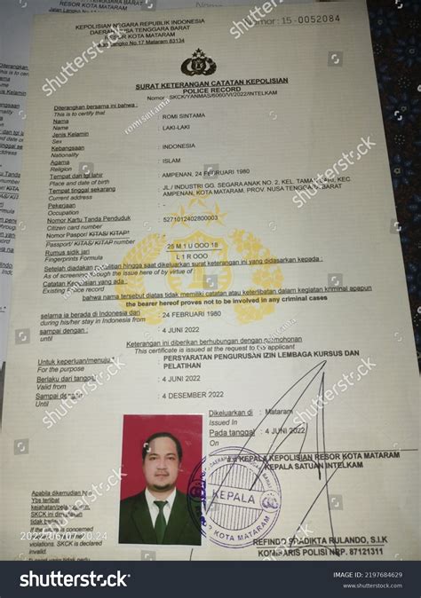 Police clearance certificate indonesia.  The certificate is available to ...