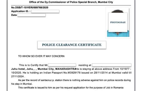 Police clearance certificate.  This guide explains the complete process to obtai...