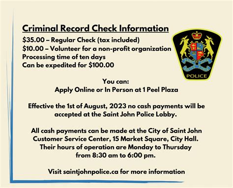 Police criminal record check online.  Updated guidance on the application p...
