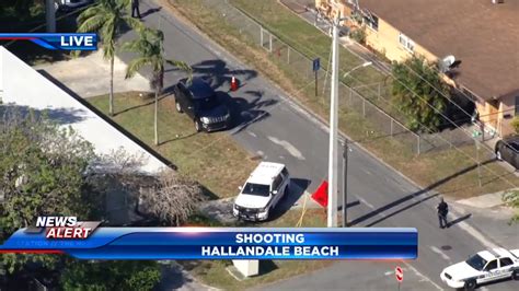 Police establish perimeter after 1 person shot in Hallandale Beach