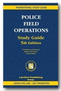 Police field operations study guide 8th edition. - Ciw site and e commerce design study guide.